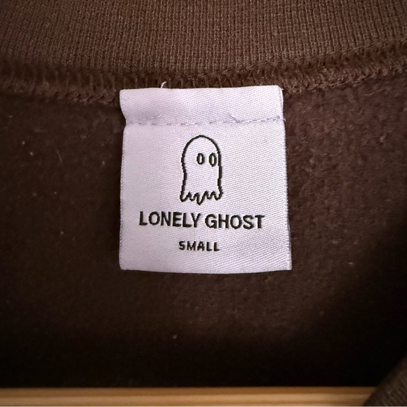 Lonely Ghost This Song Reminds Me of You Crewneck Sweatshirt Size S Brown Love - Picture 6 of 6